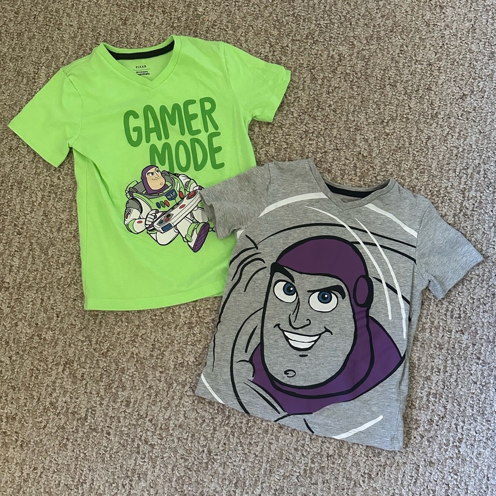 ✅3/$24 Disney Buzz Lightyear Kids T-Shirts